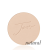 Okrągły, prasowany puder do twarzy marki Jane Iredale w odcieniu Natural: Średni beż z neutralnym podtonem z wytłoczonym logo Jane Iredale.