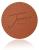 Okrągły, prasowany bronzer do twarzy marki Jane Iredale PureBronze Matte Bronzer w odcieniu DARK  z wytłoczonym logo Jane Iredale. Odcień czekoladowy brąz o głębokim, ciepłym tonie. Jest idealny dla ciemniejszych i bardzo ciemnych odcieni skóry.