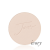 Okrągły, prasowany puder do twarzy marki Jane Iredale w odcieniu Ivory: bardzo jasny odcień kości słoniowej z neutralnym podtonem z wytłoczonym logo Jane Iredale.
