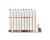 Na zdjęciu znajduje się zestaw kredek w sztyfcie jane iredale, przeznaczonych do makijażu oczu – są to cienie do powiek eyeshadow stick.  Wszystkie produkty mają jednolite, białe opakowania z złotym napisem.