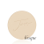 Okrągły, prasowany puder do twarzy marki Jane Iredale w odcieniu Bisque: Jasny beż z neutralnym podtonem z wytłoczonym logo Jane Iredale.