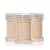 Na zdjęciu widać zestaw 3 uzupełniających wkładów  jane iredale amazing base REFILL. Trzy wkłady z pudrem ochronnym SPF 20 (chroniącym przed promieniowaniem UVA/UVB PA+++),  opakowanie zbiorcze w minimalistycznym stylu.