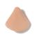 Na zdjęciu jest gąbka do makijażu marki jane iredale,  służąca do nakładania podkładu. Beżowy materiał,  trójkątny kształt – idealny do precyzyjnej aplikacji w okolicach oczu i nosa.