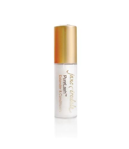 PureLash® Lash Extender & Conditioner Mini, znajduje się w eleganckim, smukłym pojemniku o matowym, mlecznobiałym trzonie i metaliczno-złotej zakrętce. Design jest minimalistyczny i nowoczesny.