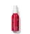Na zdjęciu znajduje się elegancka czerwona butelka z białym atomizerem wody Jane Iredale Pommist Hydration Spray o pojemności 90 ml. Produkt posiada oznaczenie ECOCERT co potwierdza jego organiczne i naturalne pochodzenie składników.
