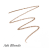Próbka koloru kredki do brwi Jane Iredale PureBrow Precision Pencil Ash Blonde – chłodny, jasny brąz wpadający w odcień popielaty. Idealny dla osób o jasnych, chłodnych włosach, które chcą naturalnie podkreślić brwi bez ciepłych tonów.