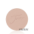 Okrągły, prasowany puder do twarzy marki Jane Iredale w odcieniu Suntan: średni beż z ciepłym, lekko opalonym odcieniem z wytłoczonym logo Jane Iredale