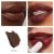 Na zdjeciu szminka Jane iredale w odcieniu espresso, pokazana na ustach modelki. Odcień: Espresso      Głęboki, intensywny brąz inspirowany kolorem ciemnej kawy      Nasycony i odważny – idealny dla fanek mocnych, wyrazistych ust