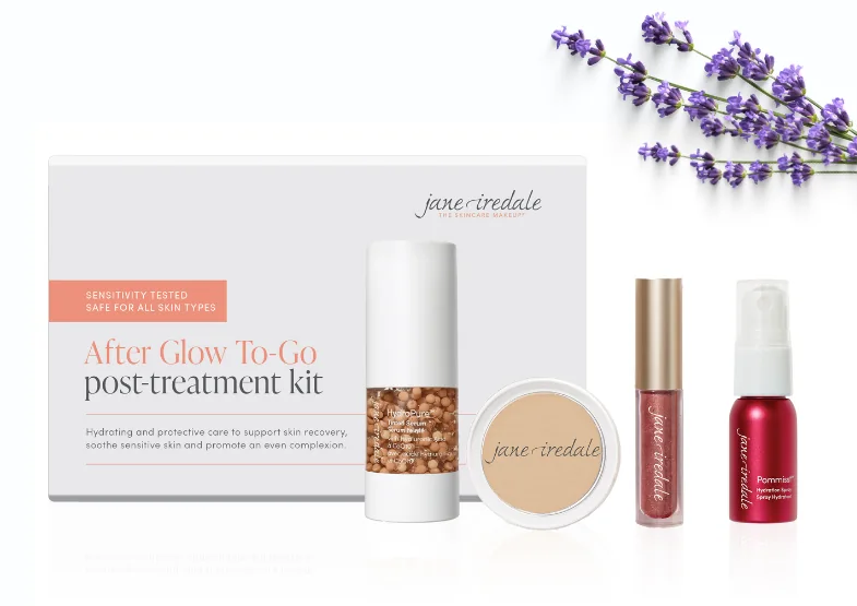 JANE IREDALE After Glow To Go Kit - zestaw startowy z mini produktami